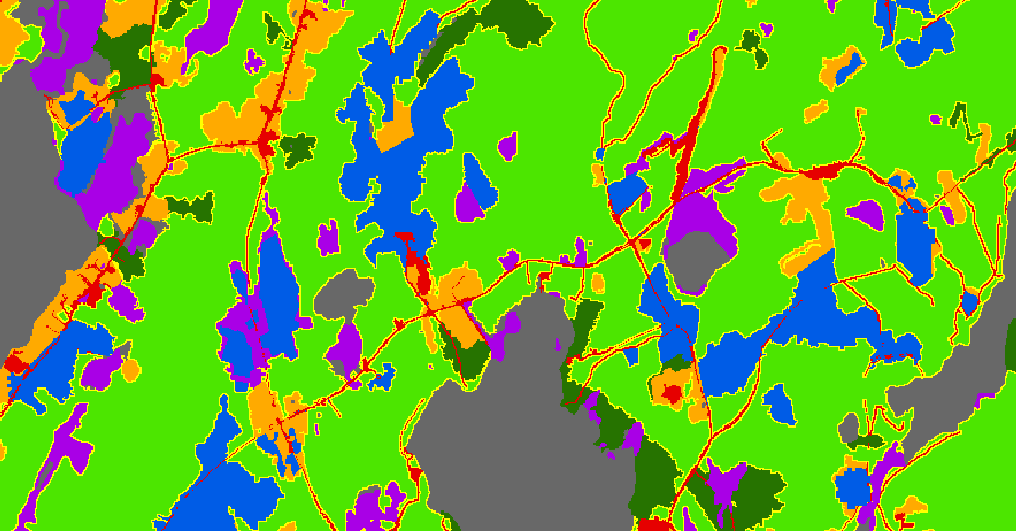 Land cover map of Maine's blueberry landscape